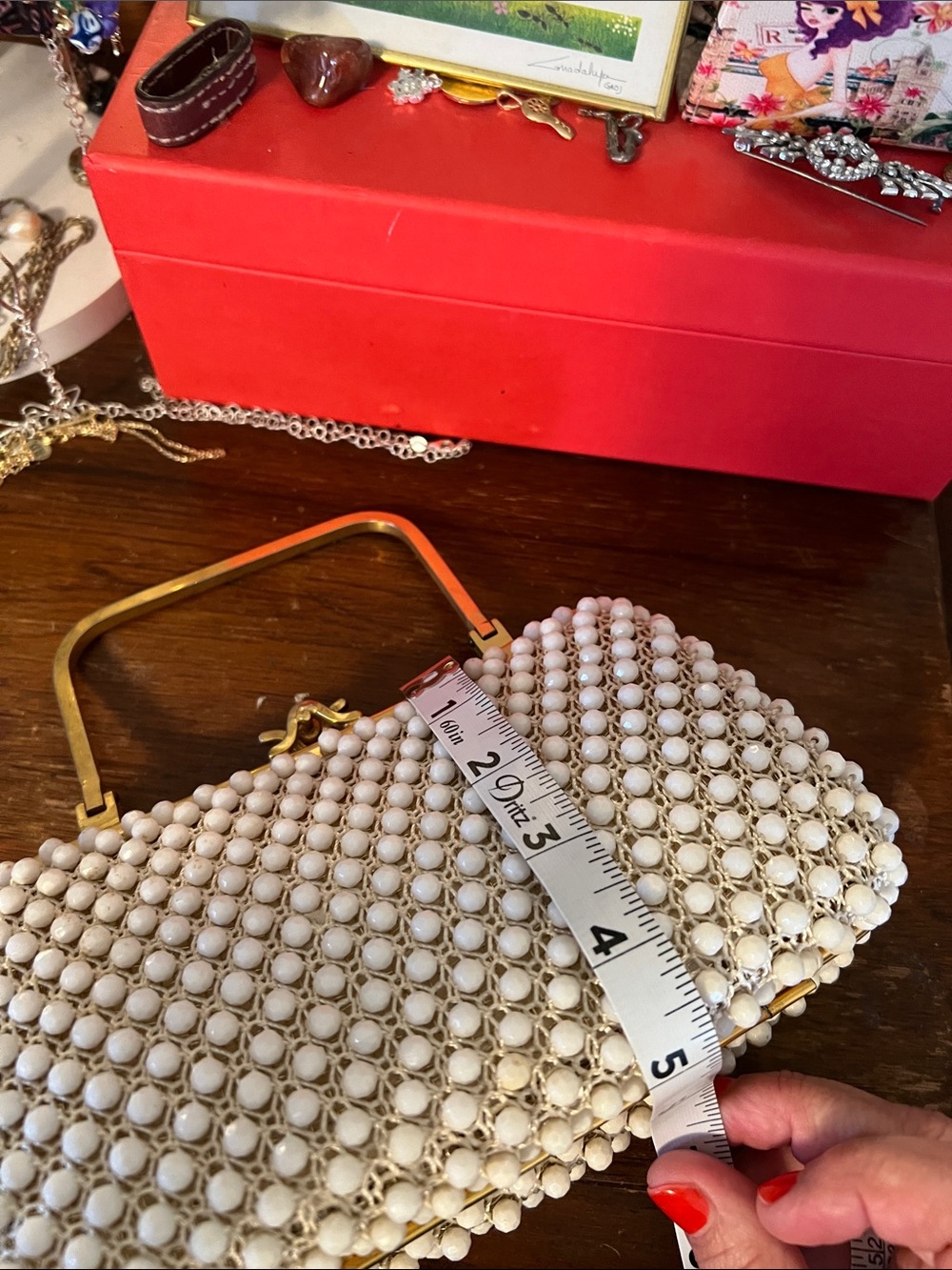 Vintage beaded 1950’s handmade in Hong Kong - Picture 14 of 14